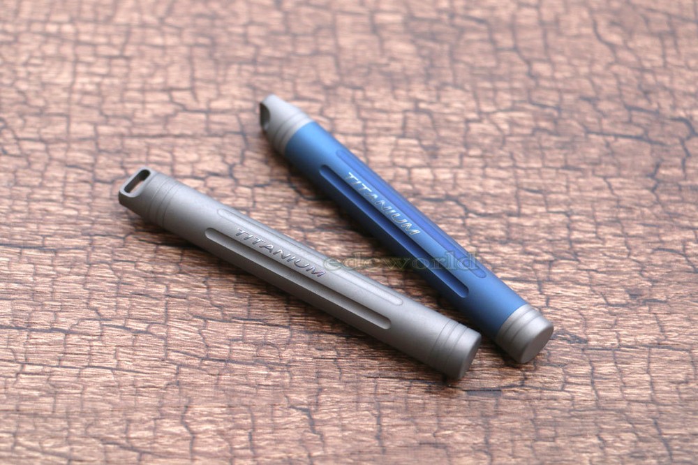 EDC Titanium Portable Outdoor Multi Tool Waterproof Pill Capsula Case Box