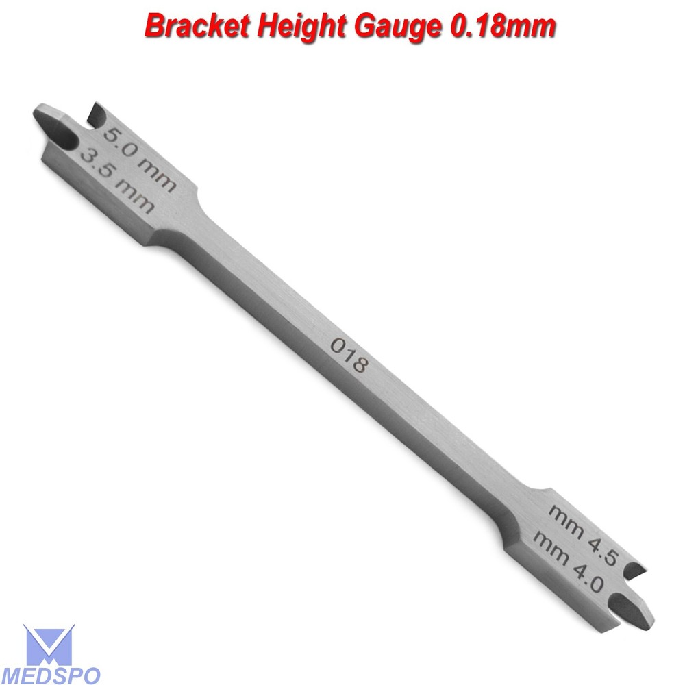 Ortho Bracket Positioning Height Gauge Wick Type Dental Lab Instruments
