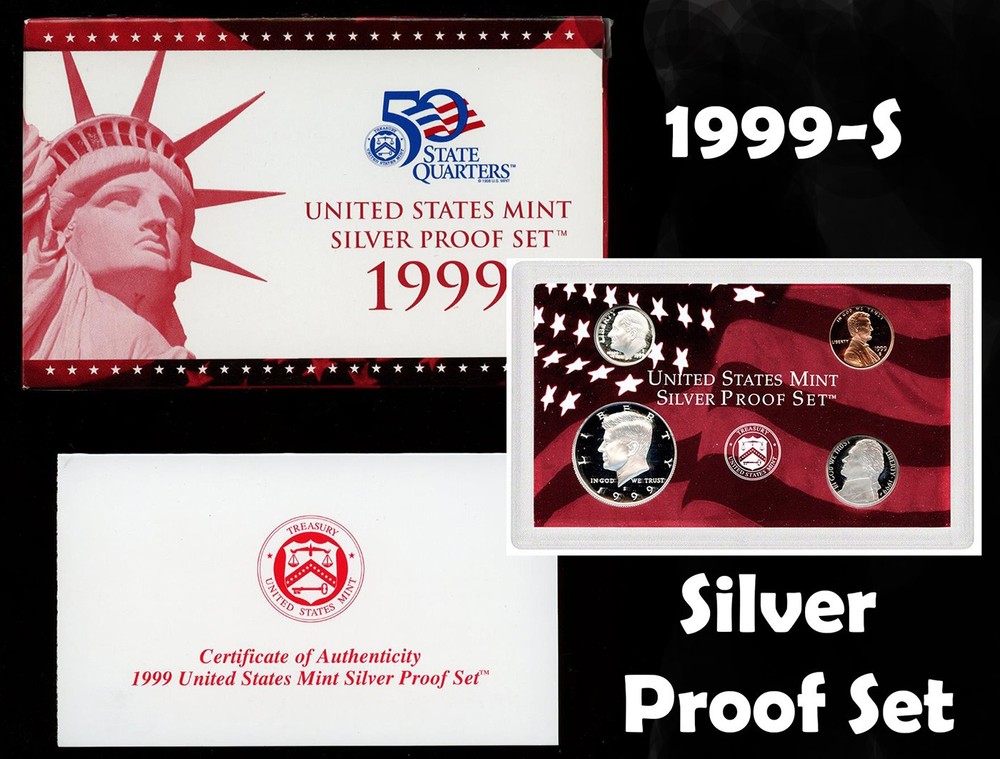 1999 United States Mint Silver Proof Set OGP