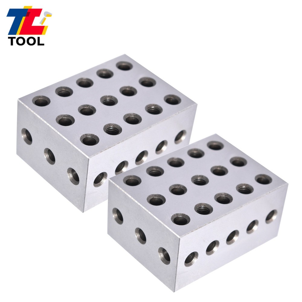 Ultra Precision 2-3-4 Blocks 23 Holes .0002" Precision 2 Matched Pair