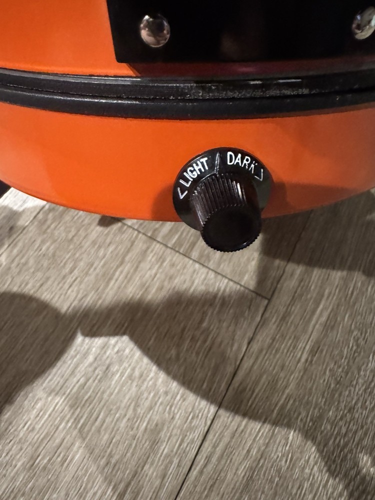 Vintage SEARS ROEBUCK Waffle Maker Model Orange Spice Herbs. Missing plug.