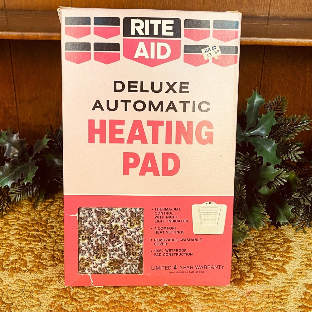 Vintage Rite Aid Deluxe Automatic Heating Pad
