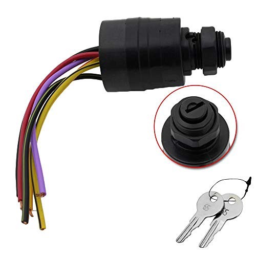 Boat Ignition Switch with Key Replacement for Mercury, Replace Boat 87-88107A5