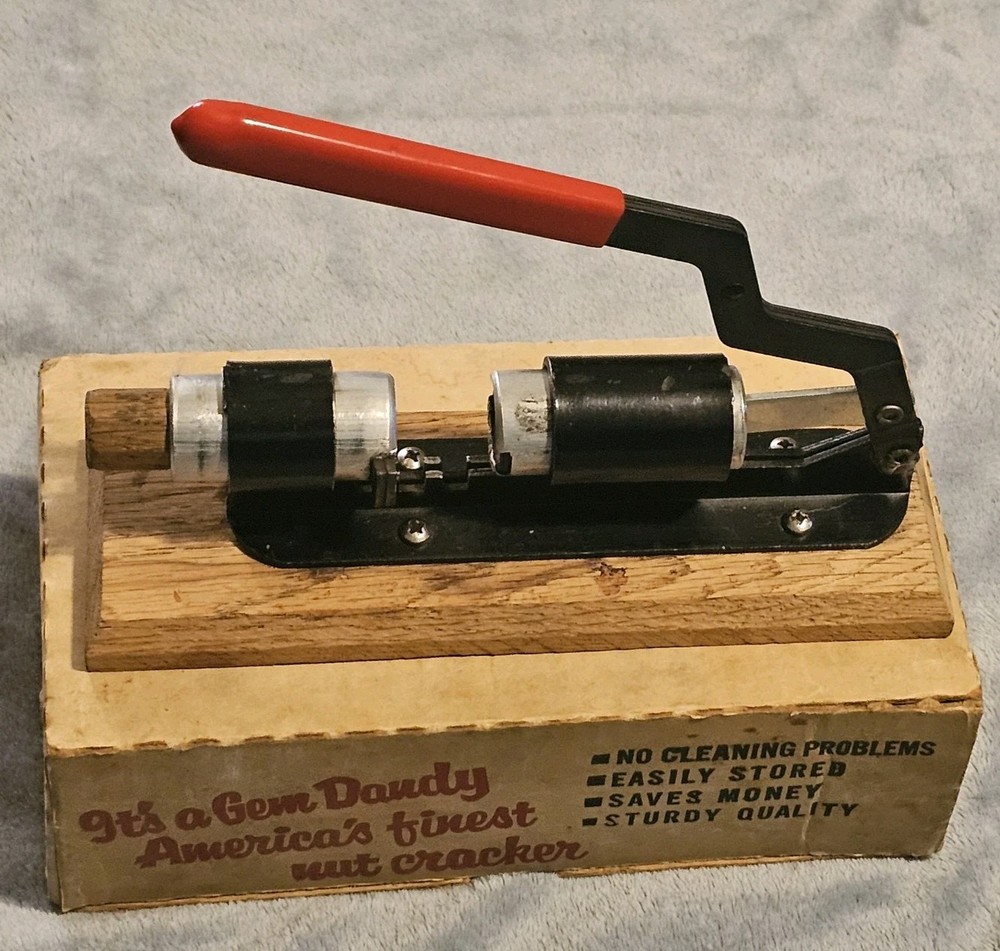 Vintage Gem Dandy Nut Cracker Nutcracker  With Original Box