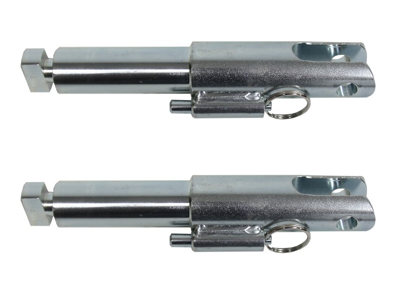 Blue Ox BX88386 Removable Attachment Tab Kit - Short Front Long Back (Pair)