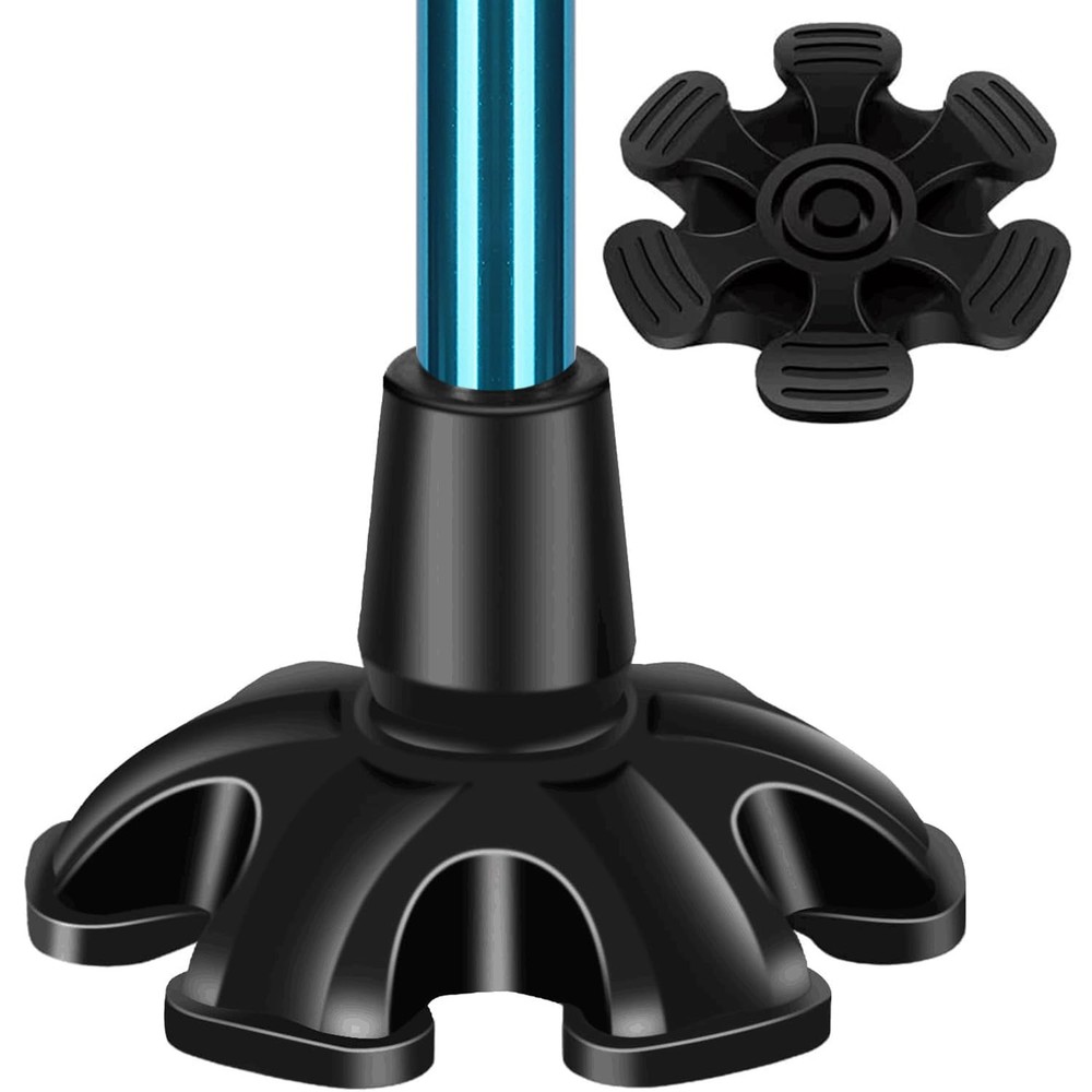 supregear Cane Tip 3/4" - Self Standing Heavy Duty Rubber Replacement for Wal...