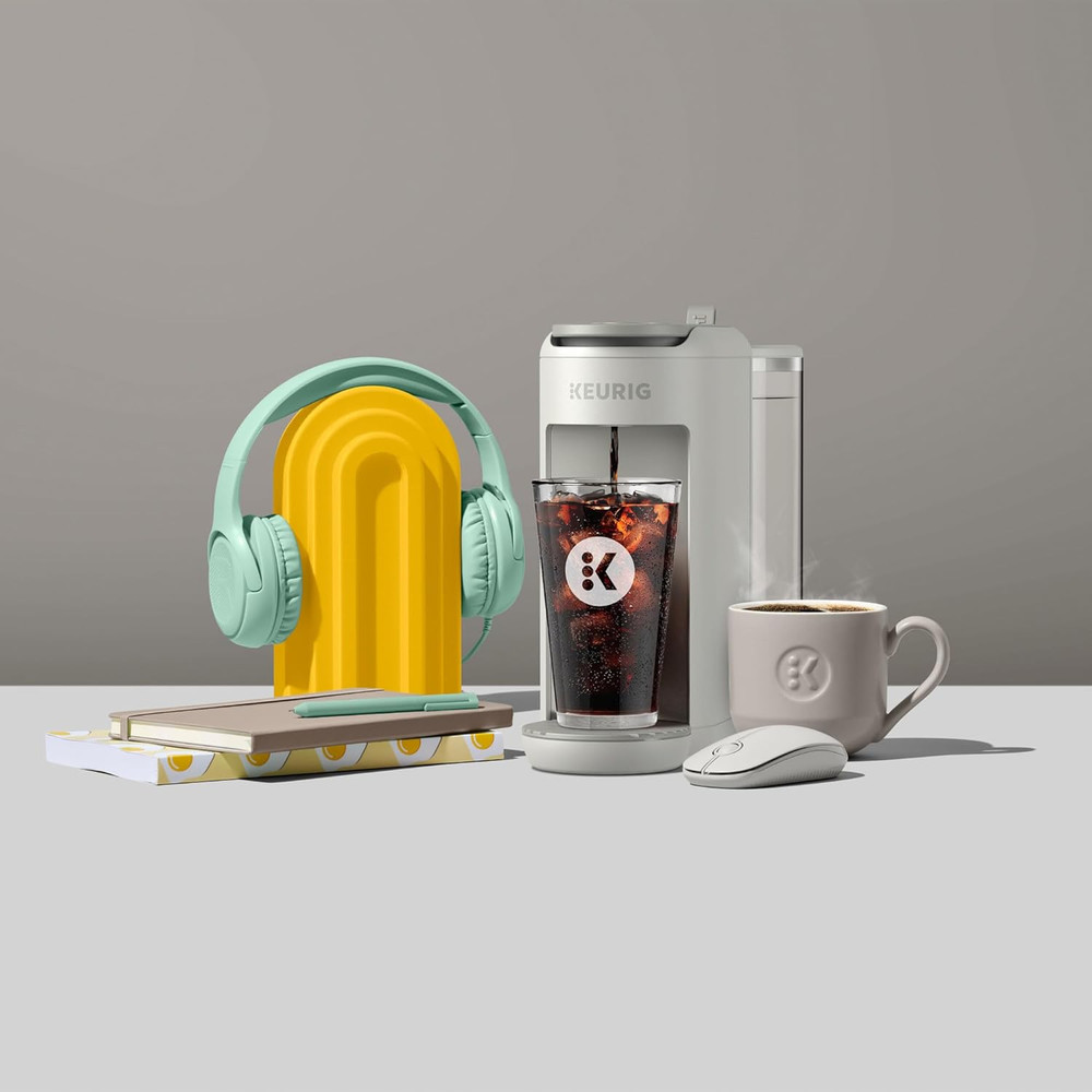 K-Mini Mate plus Single-Serve K-Cup Pod Coffee Maker, Compact, 3 Cup Sizes, Brew