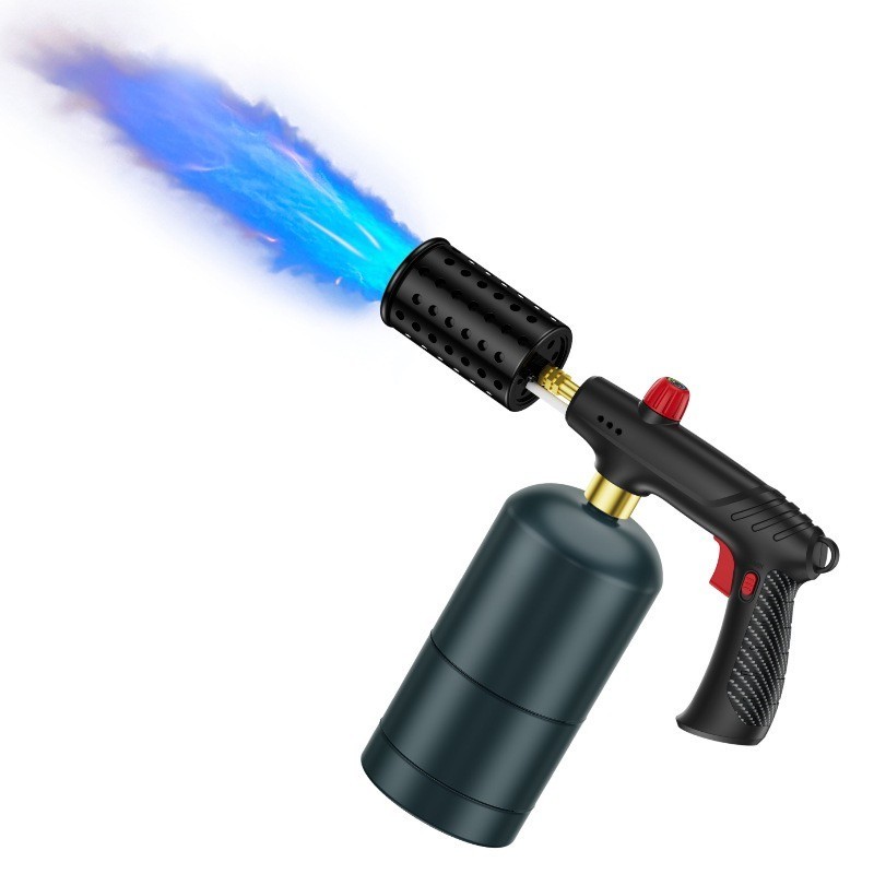 Multi-Use Propane Torch Gun - Adjustable Flame, Safety Lock, Wide Nozzle | BBQ,