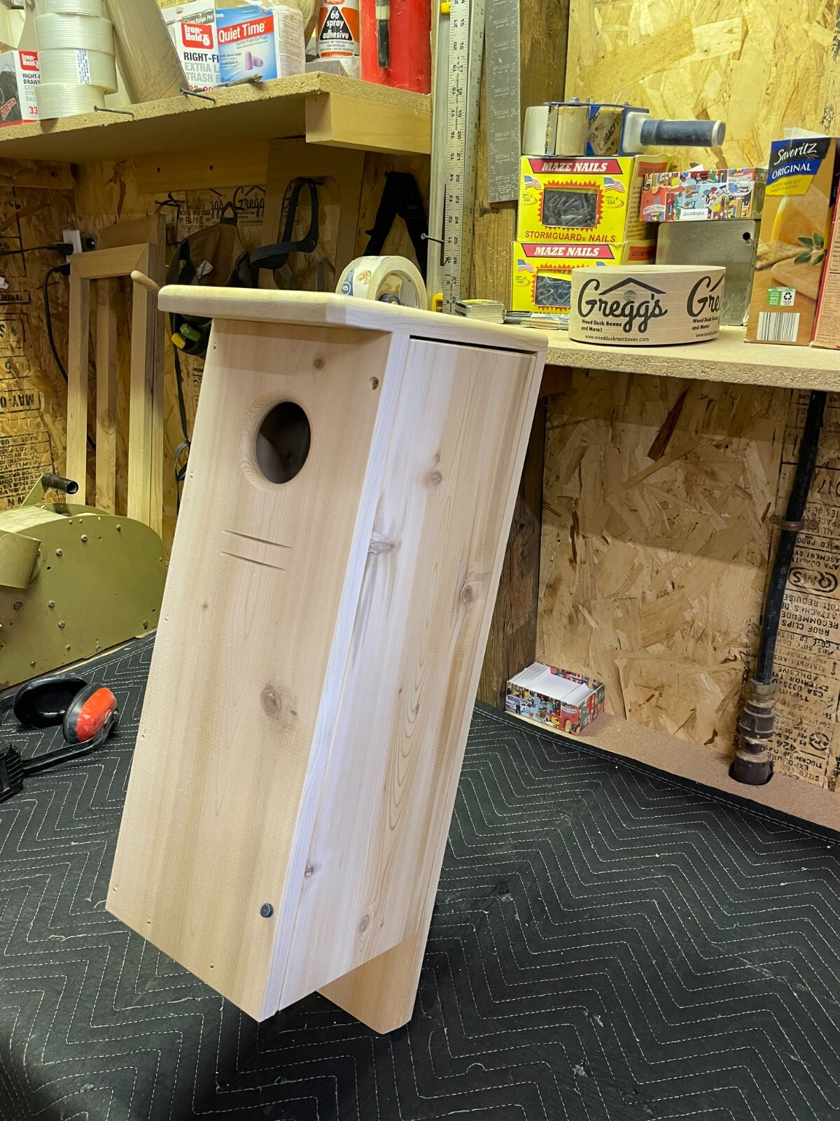 Northern Flicker nest box (white cedar)