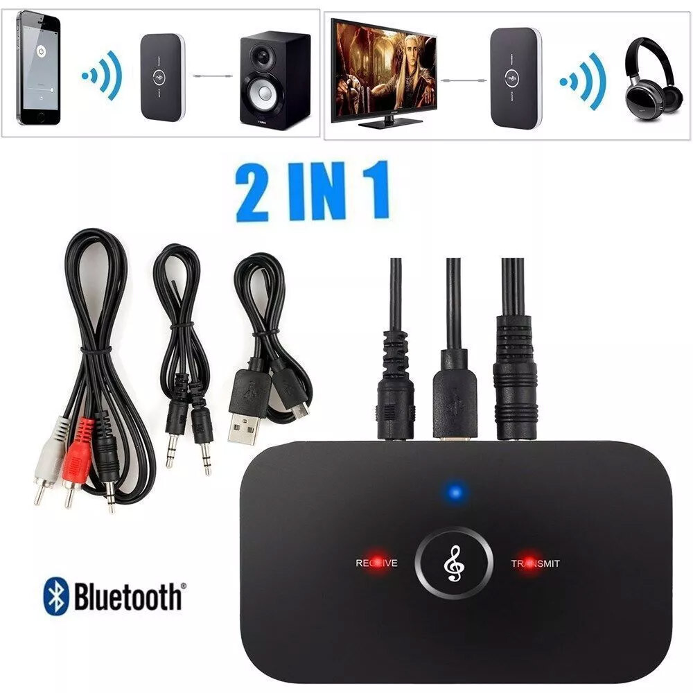 BluetoothTransmitter and Receiver Wireless Adapter for Home Stereos and Speakers