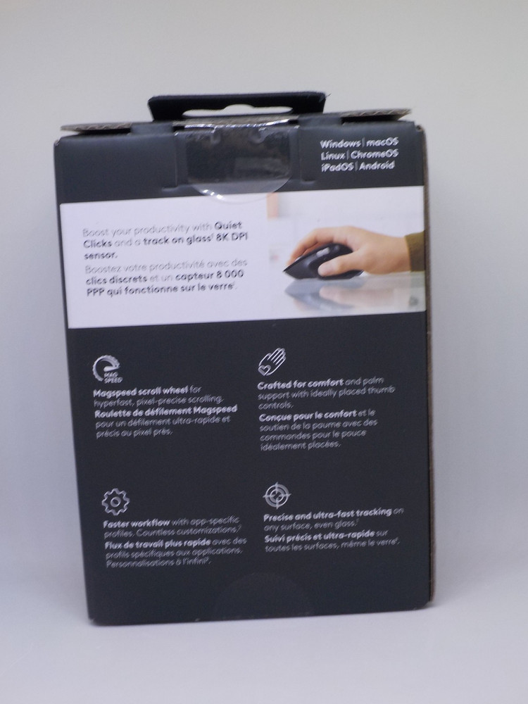 New Logitech MX Master 3S Bluetooth Edition Wireless Mouse, No USB Receiver