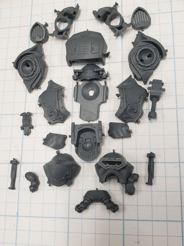 30k Legio Custodes Bits Achillus Contemptor Dreadnought Engraved Torso Set #42