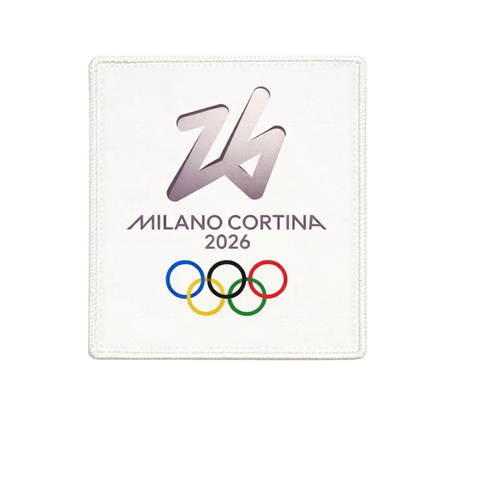 2026 Olympic Logo Patch Milano Cortina 3.5x3 Inch Iron on Sew on Patch