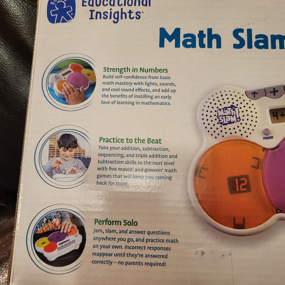 New In Box Math Slam Educational Insights Electronic Game