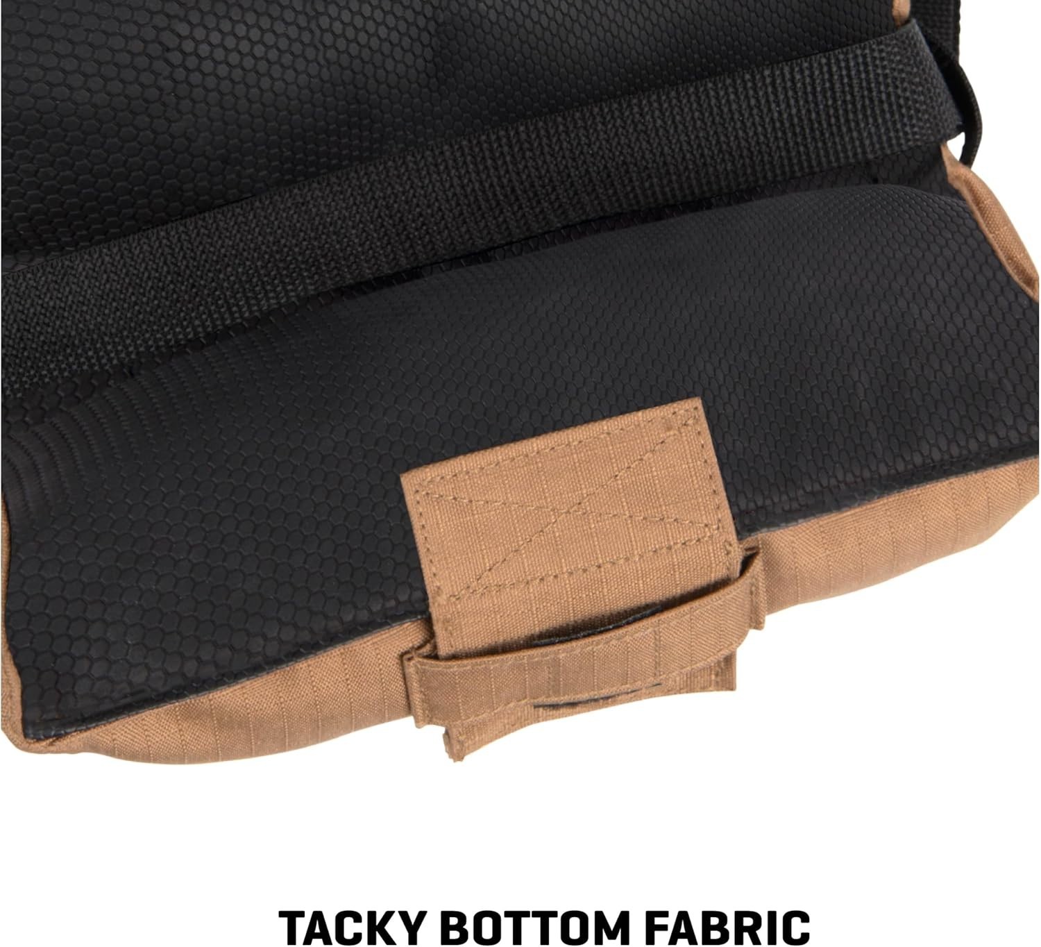 Unfilled Shooting Bench Bag, Tan/Black