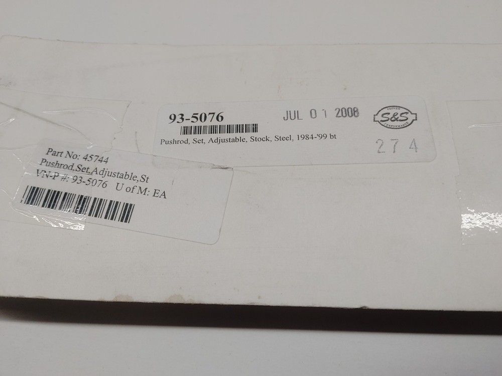 S&S CYCLE Evo Adjustable Pushrod Set 93-5076