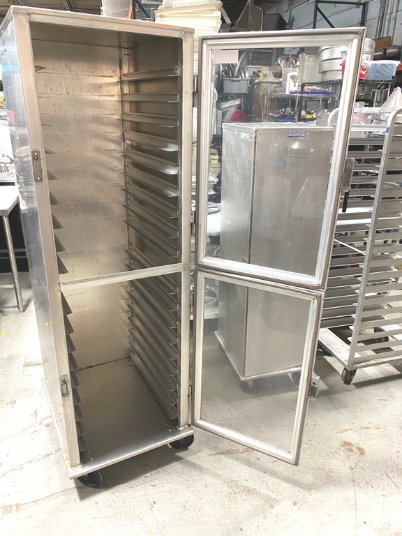 Bakery Food Aluminum Cabinet/ Lockwood CA72-RR18-R /NSF/ 18 Full-Sheet Pan