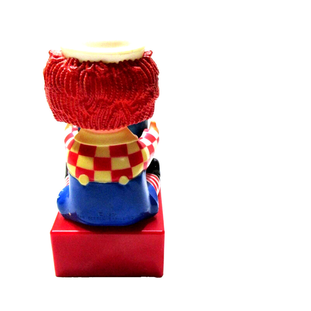 1970s Plastic Raggedy Andy Pencil Sharpener