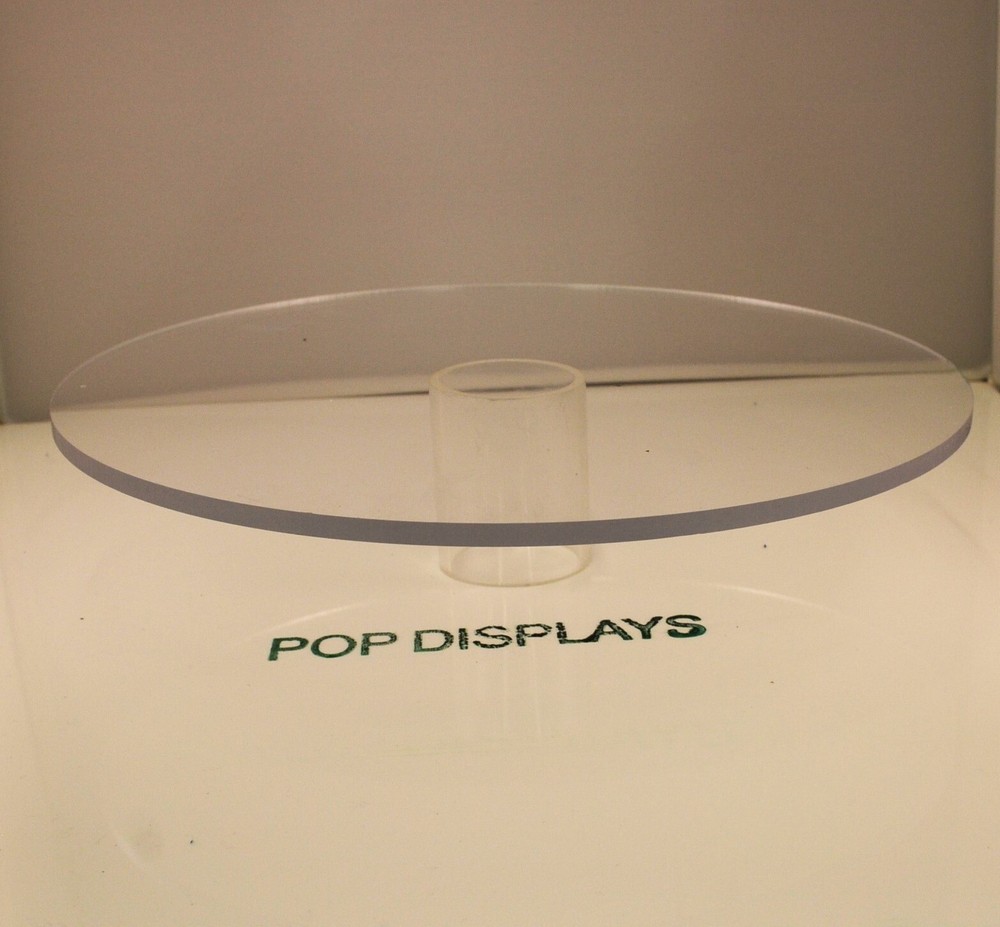 Plastic Circle Disc Round Acrylic Sheet Clear 1/2" x 32" DIAMETER