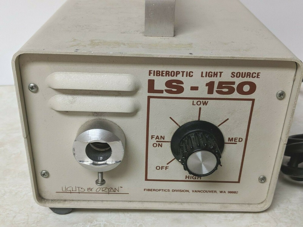 Fiberoptic Light Source LS-150 Lights by O'Ryan For Parts
