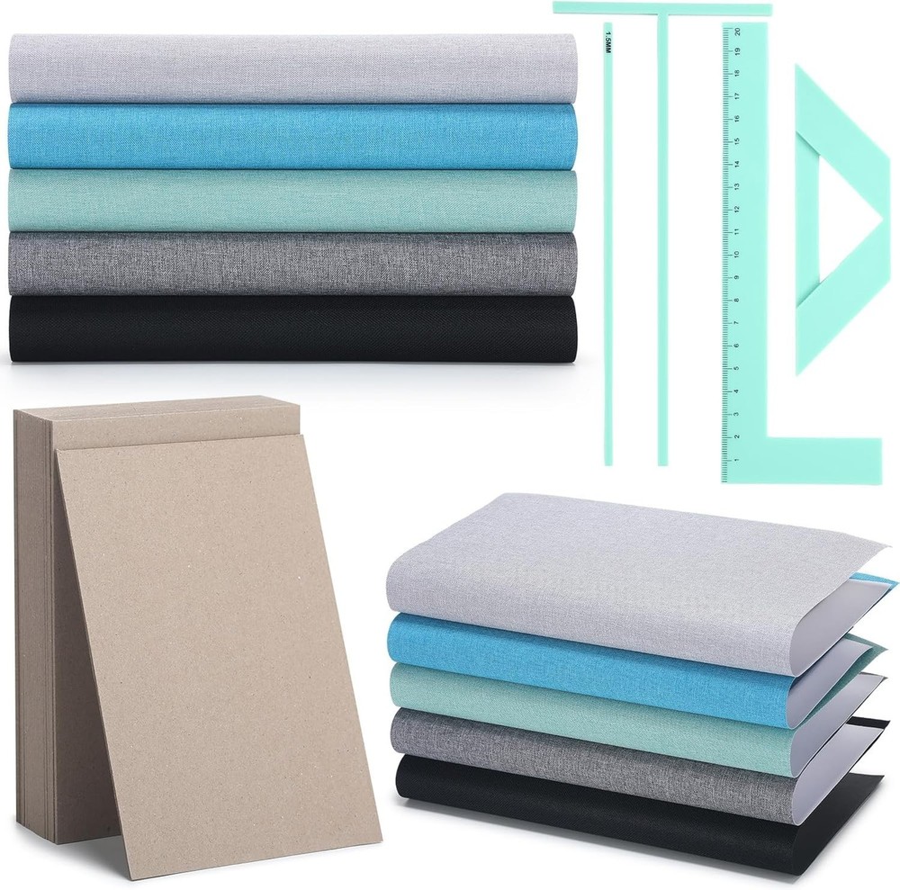 Complete Book Binding Kit: 34 Pcs Supplies