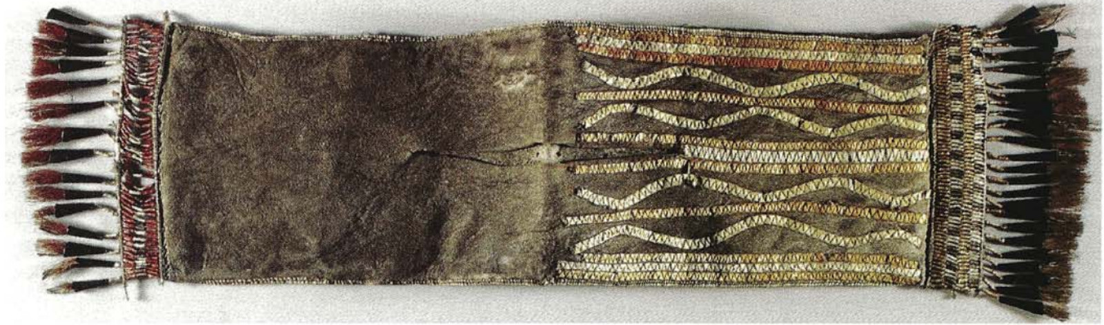 Leather Slit Pouch - Flintlock Era Reenactment