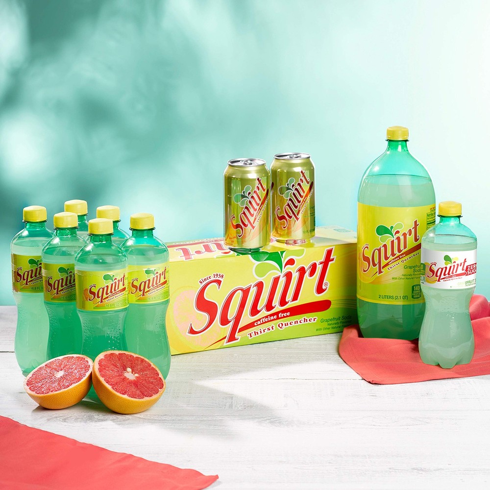 Soda Zero Sugar Grapefruit 12 fl oz Cans 12 Pack