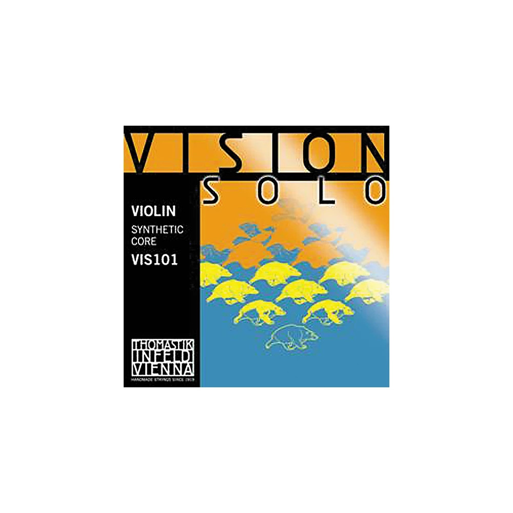 Thomastik Vision Solo 4/4 Size Violin Strings 4/4 Size Silver D String