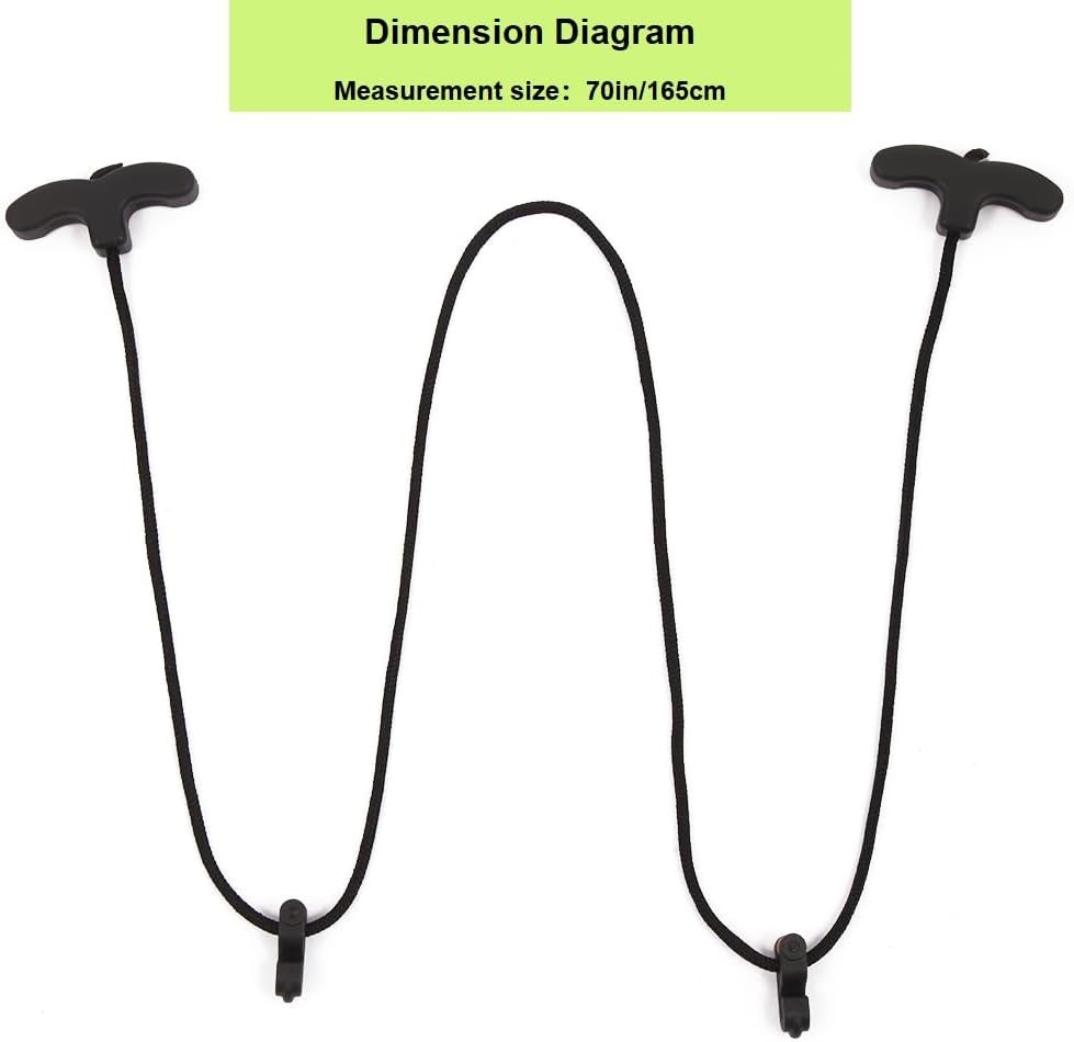 Crossbow Pull Cord Crossbow Cocking Rope Device Double Handle Crossbow String Pu