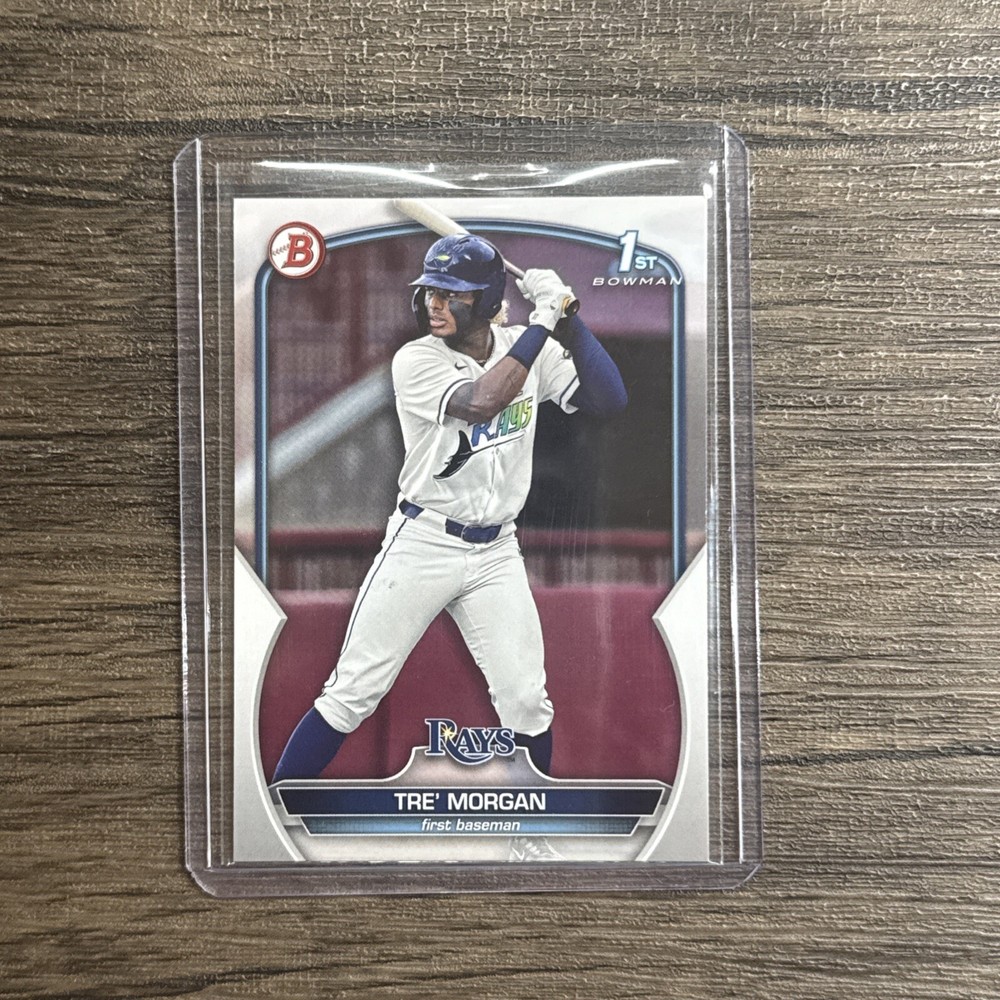 2023 Bowman Draft TRE MORGAN 1ST BOWMAN #BD-199 Rays