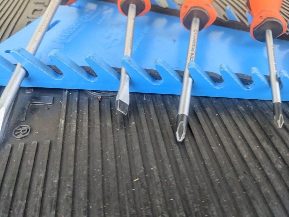 #ay954 Matco Tools 5 Pc Premium Orange Screwdriver Set