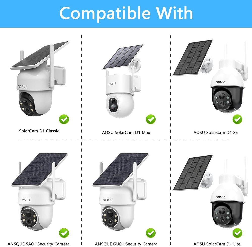 HOLACA Wall Corner Mount for AOSU Security Cameras & for almost any camera