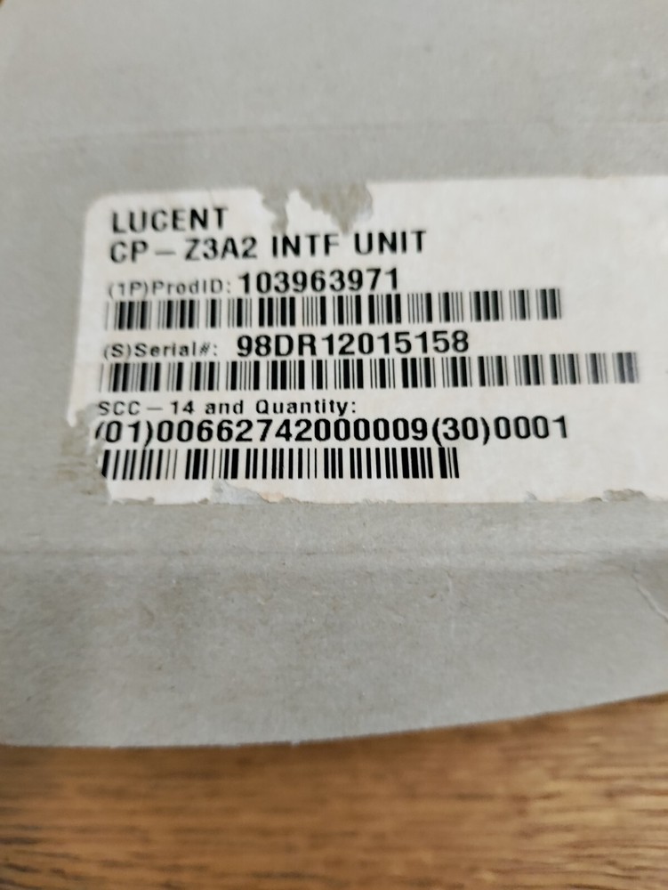 Avaya Lucent Z3A2 ADU Interface Module unused