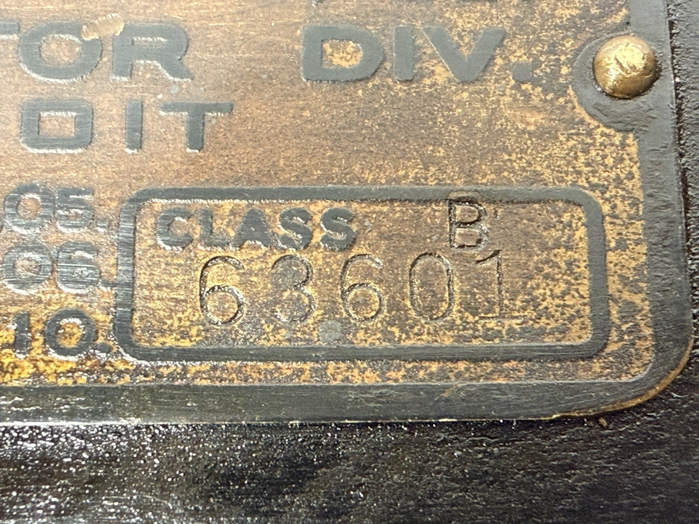 McCORD Class B Double 2 Feed Mechanical Force Feed Lubricator Oiler No 63601