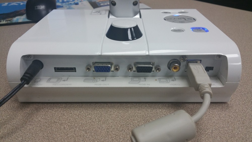 Pristine Genuine Elmo ELMO TT-02RX Document Camera & Epson Projector Set, A Deal