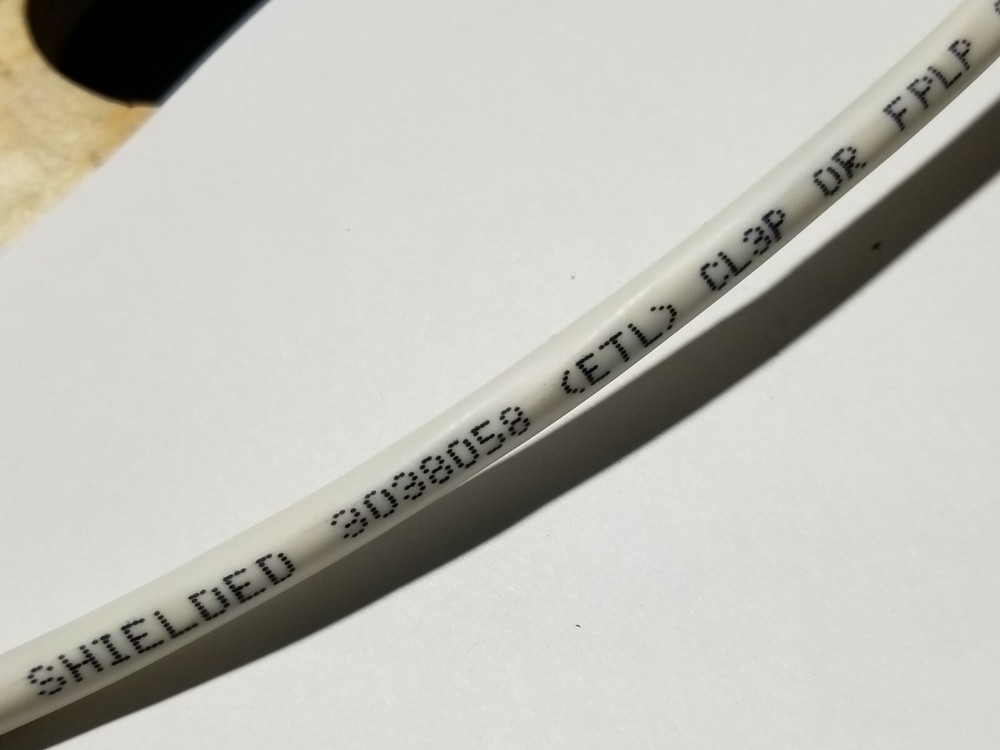 Southwire Genesis 3209 22/12C Shielded Plenum Control Cable CMP White /50ft