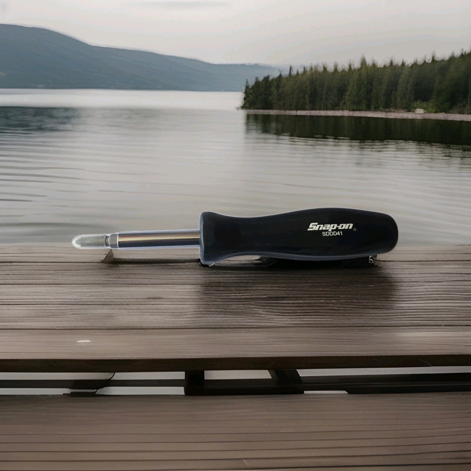 Snap on tools Reversible screwdriver 4 Pcs set 4 Bits Flat Philips SDDD41 Black!