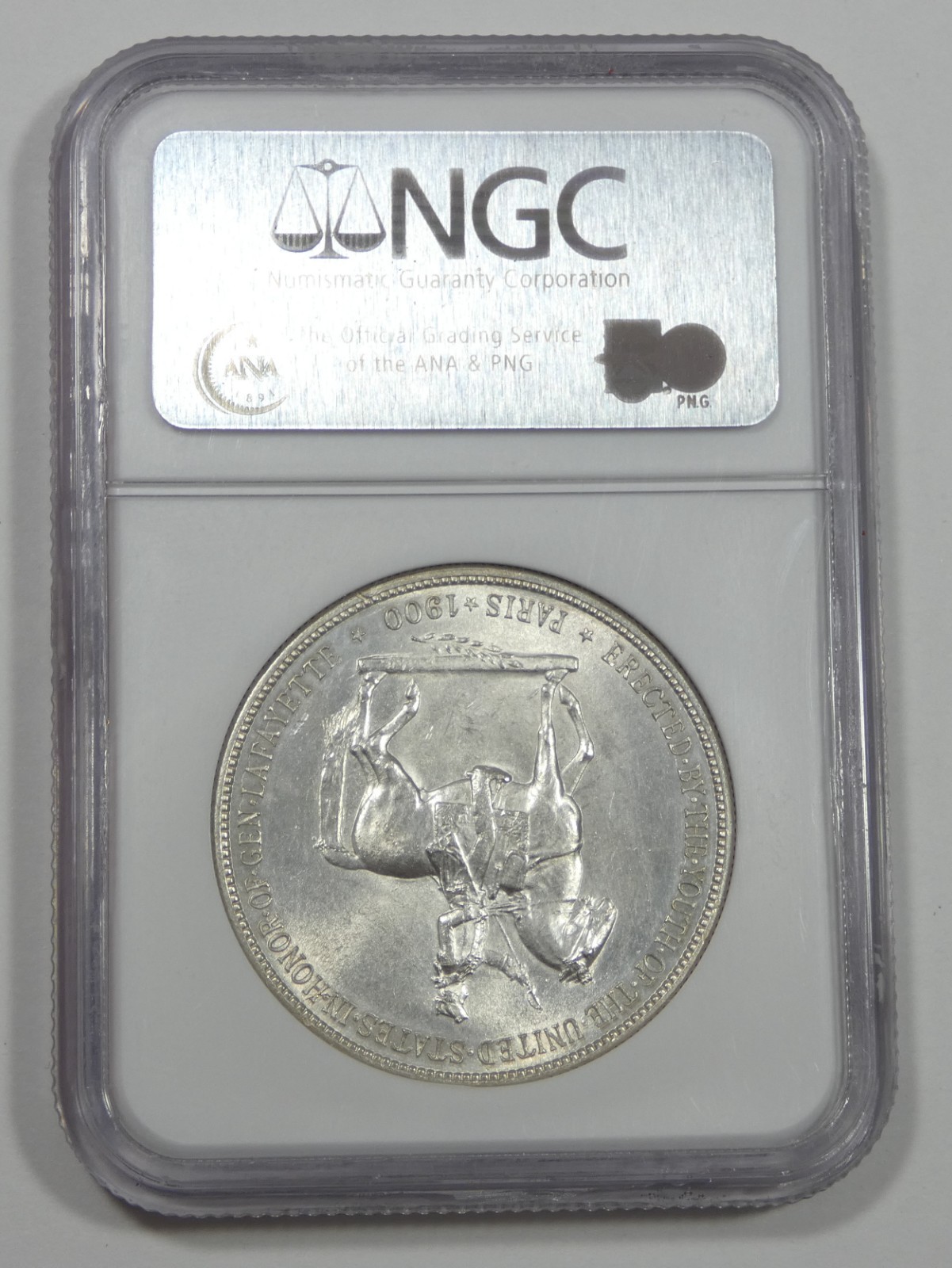 1900 Lafayette Silver Commemorative Dollar NGC MS 63