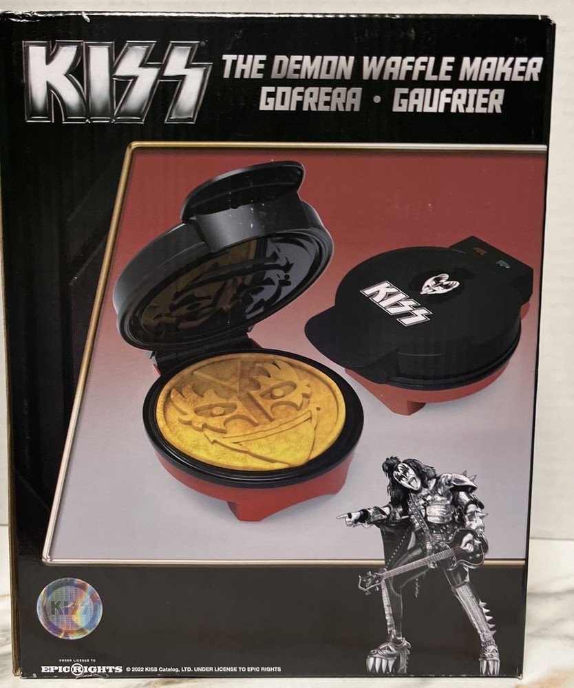 KISS Demon Waffle Maker New!