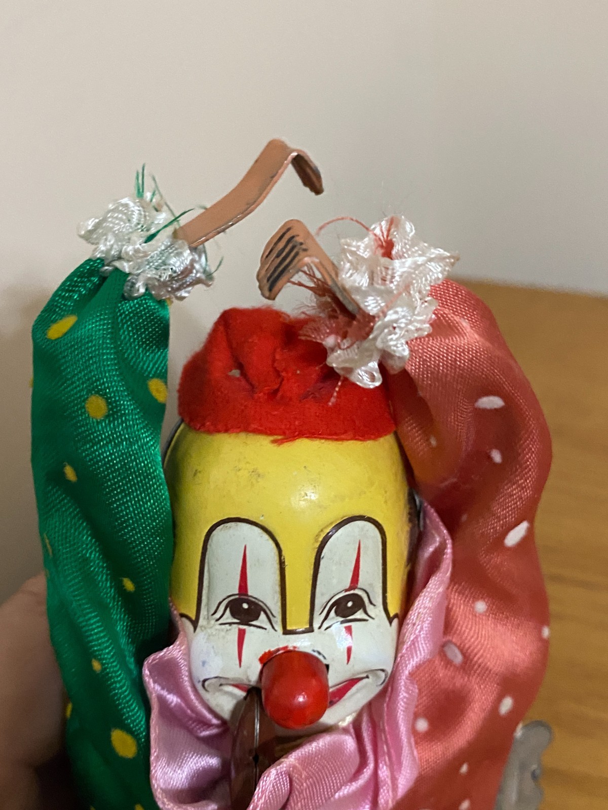 Cragstan Clown Tightrope Climbing Wind-up Toy & Box Works ZA-15