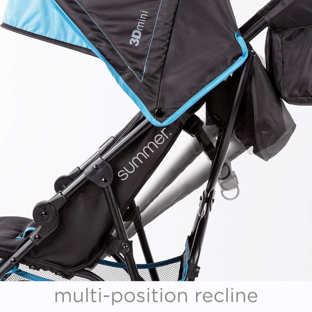 Stroller Lightweight Infant Stroller with Compact Fold Multi-Position Recline