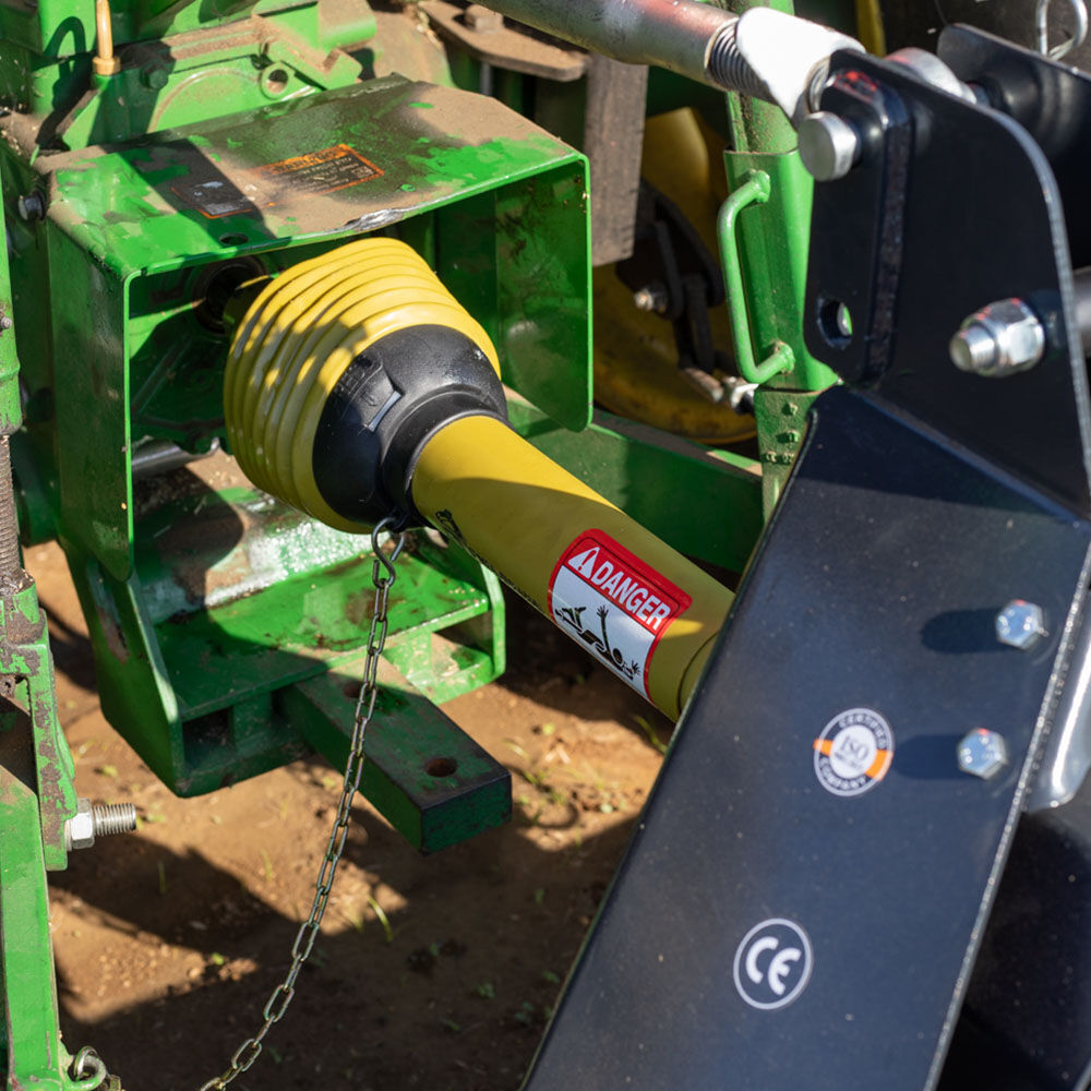 Titan Attachments 3 Point 60" Rotary Tiller Attachment Fits Cat 1 Tractors