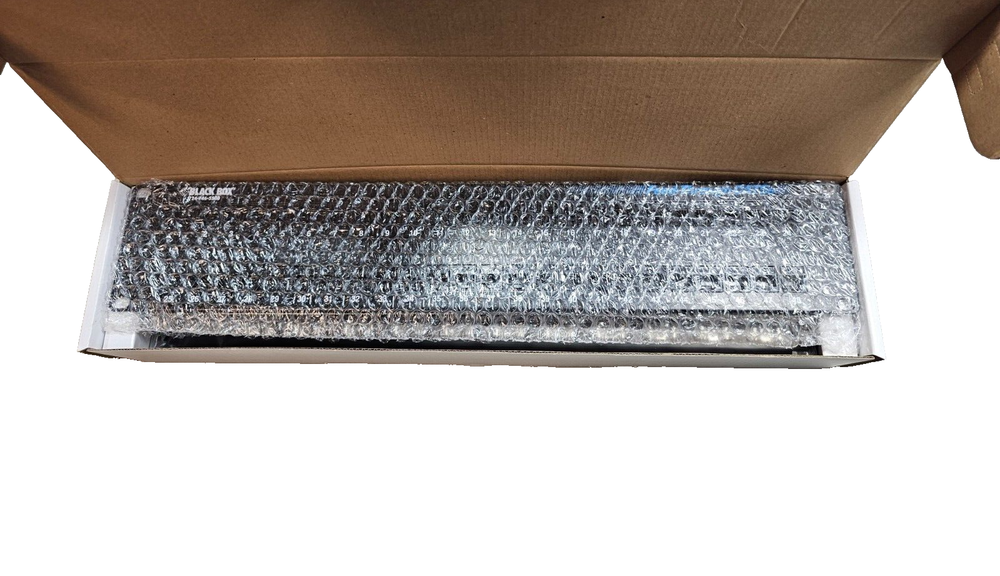 Black Box CAT5e Feed Through Patch Panel - JPM810A-R2, Unshielded, No Punchout