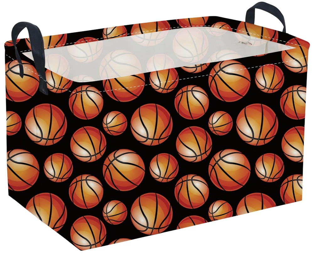 Sanjiaofen Rectangular Basketball Basket,Easter Basket.Cute Baskets for Room ...