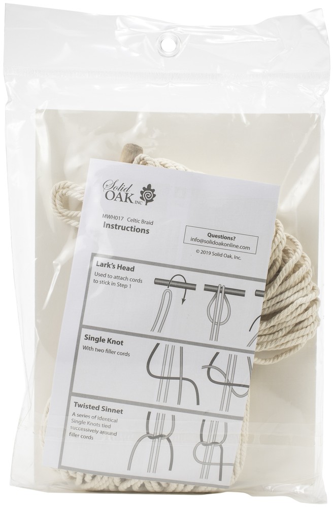 Small Format Macrame Kit Celtic Braids