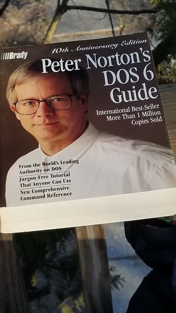 VINTAGE ELECTRONICS BOOK PETER NORTON'S DOS 6 GUIDE