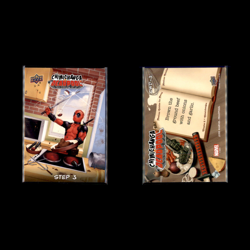 2019 Upper Deck Marvel Chimichangas with Deadpool Complete Set 8 Cards Inserts