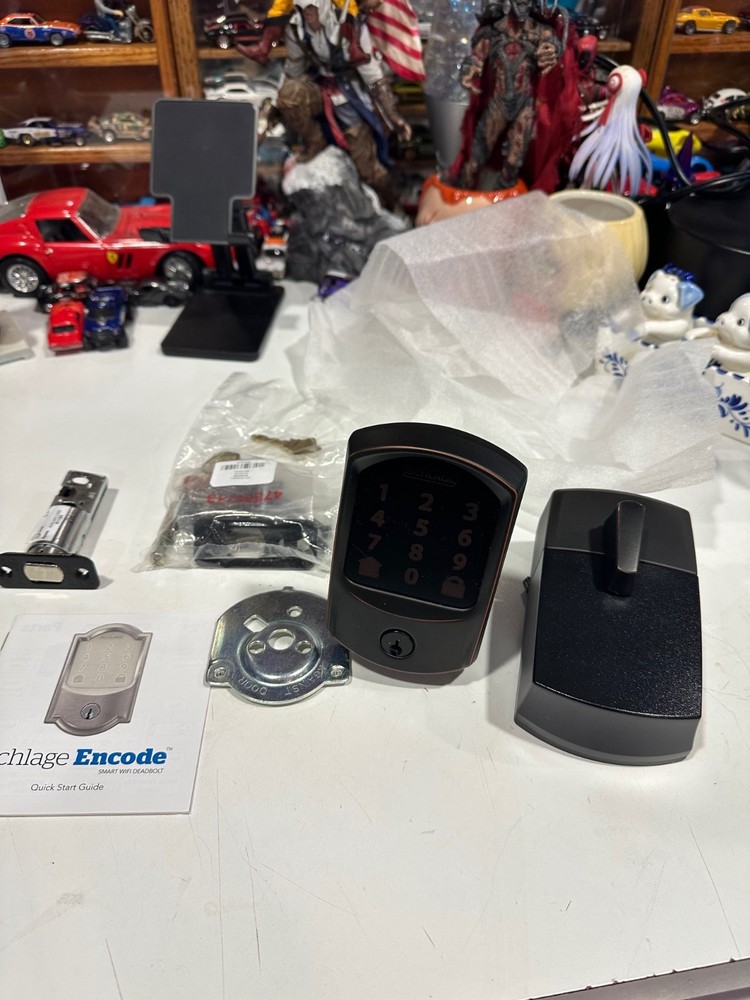 Schlage Encode Smart WIFI Deadbolt Lock for Front Door Keyless Entry