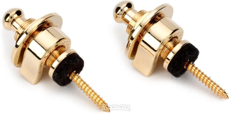 Fender Security Strap Locks and Buttons Set - Gold