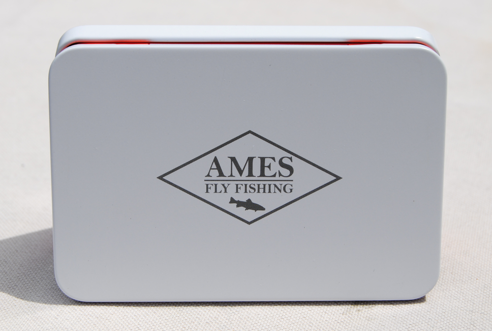 Mini Tin Silicone Fly Fishing Box White